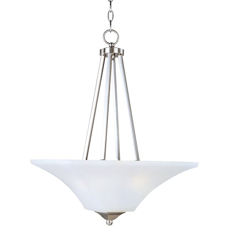 Aurora 2-Light 16 Wide Satin Nickel Pendant Light